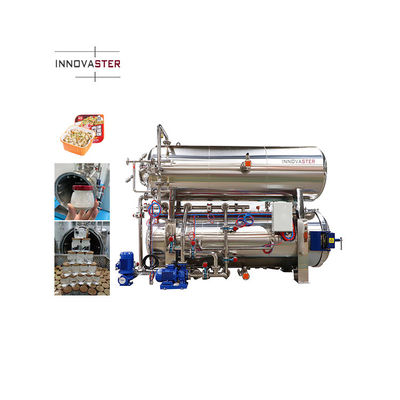 2100 KG Lebensmittelsterilisationsmaschine für voll automatische Dampfsterilisatoren für Thunfischkonserven