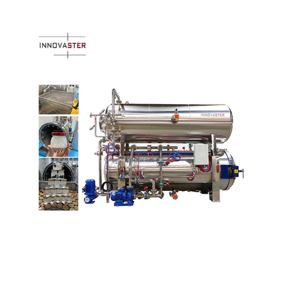 Bauernbetriebe Automatische Wassertaufe Tomatenpaste aus Dosen Autoklaven Sterilisationsretort Maschine 1100*1200*1500MM