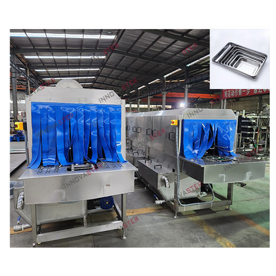Automatische Reinigungsmaschine mit industrieller Silberwaschmaschine und PP/SUS304 Behälterformen