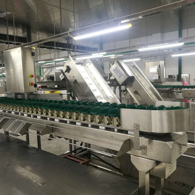 Hochgeschwindigkeitsmaschine mit mehreren Trays für die Sortierung von Fisch aus Austern für Fleischverarbeitung