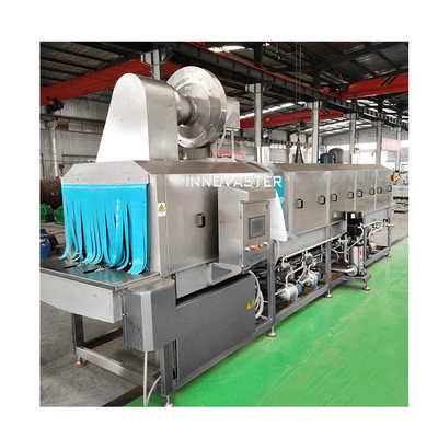 Vorteile Leichte Wartung Basket Tray Crate Paletten Waschmaschine mit Lufttrockner