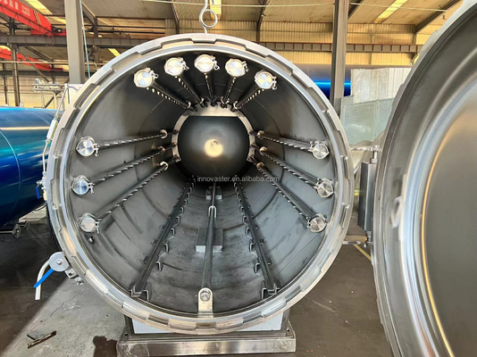Hochtemperatursterilisation Glasflaschenbeutel Nahrungsmittelretort Überdrucksterilisator
