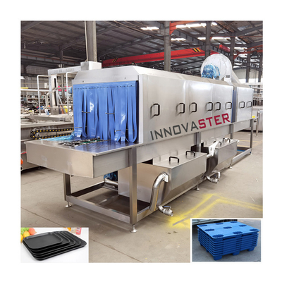 Trays Kisten und Behälter Hochdruckreinigungsmaschine mit Klemmdüsen CW-03