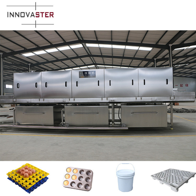 Trays Kisten und Behälter Hochdruckreinigungsmaschine mit Klemmdüsen CW-03