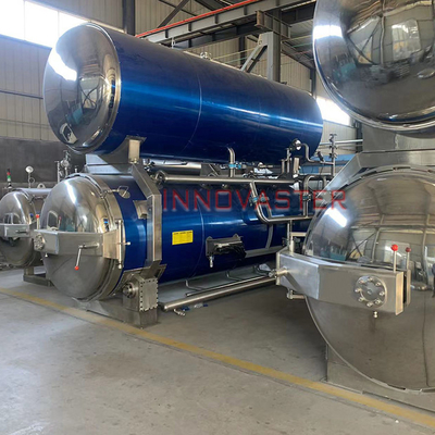 3P vollautomatische/manuelle Hochtemperaturdampfwasserbad Autoklavensterilisationsretort