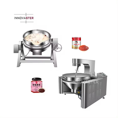 Fruchtmarmelade Chili-Soßen Jackett Multi-Cooker Edelstahl Elektrokessel mit Rührgerät