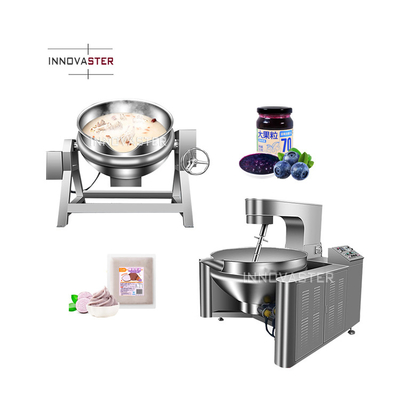 Industrie-Dampf-Elektrogas-Planetenmisch-Kessel mit Jackett zum Kochen von Fleischsüßigkeiten