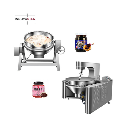 Kochgeräte 50-600L Dampfkochen Marmelade Sauce Bratpfanne Jacketted Kessel Gefäß