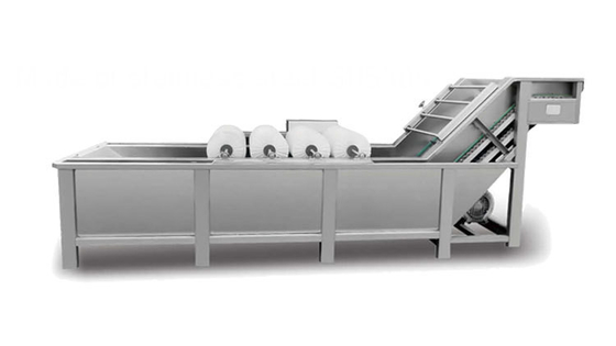Customized Gantry Lift Blasenwaschmaschine für Gemüse und Obst in Lebensmittel Getränke