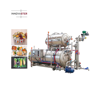 1100*1200*1500MM Elektrische Heizung Hochdruck Hochtemperatur Wassertauchen Autoklavensterilisator Retort