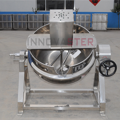 Automatisches Dampferhitzen Mondkuchenfüllung Kochmischer Zucker Sirup Kessel Jackett Kessel