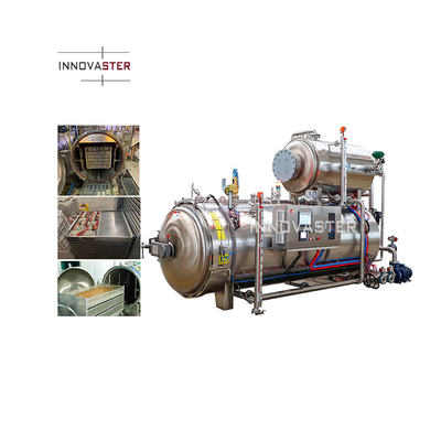 Luftmedium Pilzbeutel Flaschen Hochtemperatur Sterilisation Retort Maschine im besten Fall