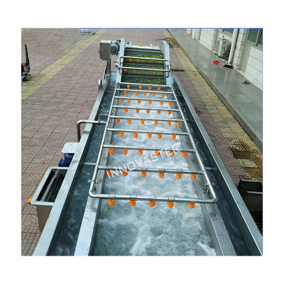 Trocknungsmaschine Blasenbrust Tomaten Wurzeln Blattgemüse Wasch- und Trocknungsmaschine 512 KG