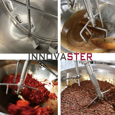 Industrieelektrischer Wasserkocher zur Herstellung von Curry-Paste in Gemüseanlagen