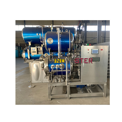 Horizontale Wasseruntertauchretortmaschine für vorgefertigte Pasteurisierungssysteme