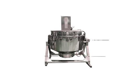 50-600L Gas Heizung Fleisch Suppe Herstellung Jackett Kessel Kochtopf Mixer Kippen Maschine