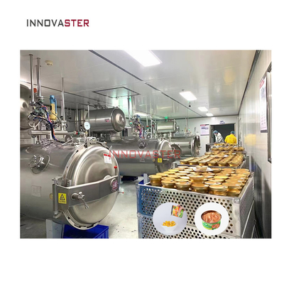 Industrie-Dampf-Retort-Autoclave für die Sterilisation von Glasgefäßen in Produktionsanlagen