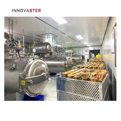 Hochtemperatur automatische Tiernahrung Dosenbeutel Verpackung Sterilisator Retort Maschine