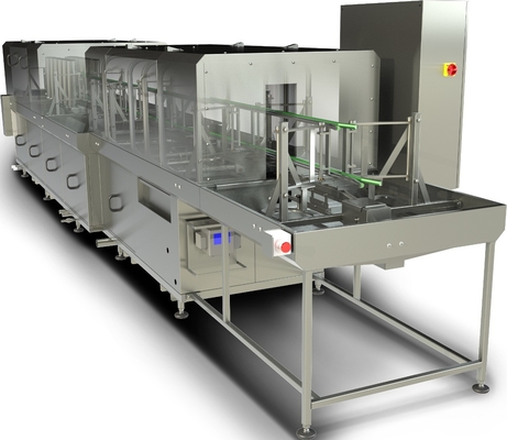 380/480V Spannung Silber Plastikkästen Waschmaschine für schnelle und gründliche Reinigung