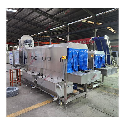 Silber Automatische industrielle Umsatz Dreh-Plastikkorb Kiste Waschmaschine