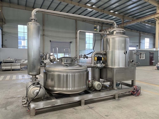 Dampferhitzer mit mittlerem und tiefem Vakuum 960 KG Kapazität für Bananen-Äpfel-Kartoffelchips