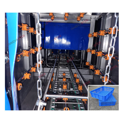 Automatisches Dampfwasser Bäckerei Korbbox Waschtunnel mit 18kw Spannung 380/480V