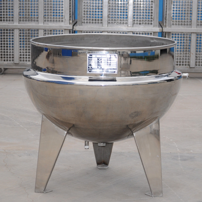 Großer Biryani Topf 500 Liter Jackett Kessel für automatische Chili-Soße Maschine