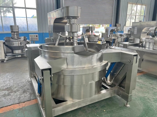 Automatische Maschine aus Edelstahl mit mehreren Köpfen zur Herstellung von Sauce