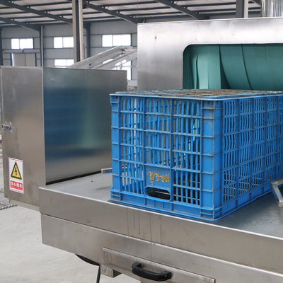 Palettenwaschmaschine SUS304 aus Edelstahl Gewerbeboxwascher automatische Waschmaschine