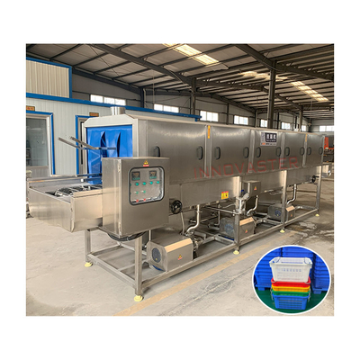 Versatile Palettenwaschmaschine für Schachteln/Körbe/Boxen/Träger 6000*2800*2200