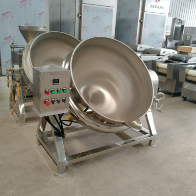 Edelstahl 304 elektrische Heizung Jackett Kessel für Rote Bohne Paste Karamellsauce
