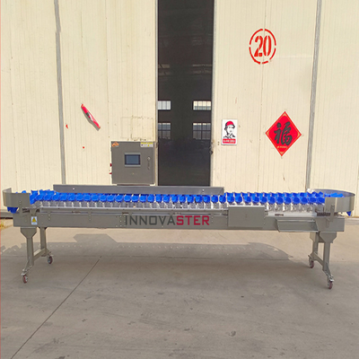 2500W Meeresfrüchte Fisch Garnelen Gewichtssortierung Waschen Austern Sortiermaschine 6000x1250x1750mm