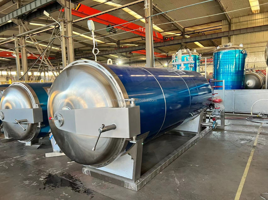 Vollautomatische Retortmaschine für die Lebensmittelkonservierung 2100 KG mittlere Luftkapazität