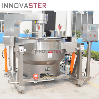 Versatile Dampf-Gas-Kipp-Rühr-Kessel für Gemüseverarbeitungsanlagen