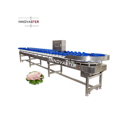 Automatische Gewichtssortiermaschine für Nahrungsmittel und Getränke aus Edelstahl