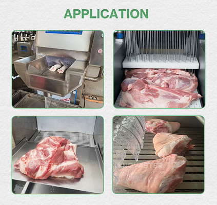 304 Edelstahl automatischer Rindfleisch-Hühnchen-Salzlake-Injektor für die Salzlösung