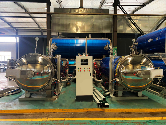 Wassermedium-Sterilisation mit automatischer Batch-Retort-Maschine/Retort