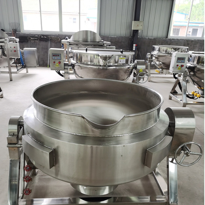 50-600L Spannungsverstellbare industrielle Dampfheizkessel Kochmischermaschine