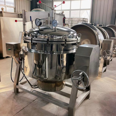 50-600L Hochdruck-Knochen-Suppen-Stoff Vakuum Kochtopf mit automatischer Funktion