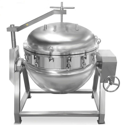 Druckvakuum Kochkessel für Reis, Süßigkeiten und Suppe Elektro/Dampf/Öl Heizung