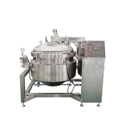 Druckvakuum Kochkessel für Reis, Süßigkeiten und Suppe Elektro/Dampf/Öl Heizung