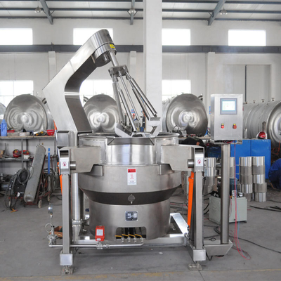 Kochgeräte Industrielle automatische Neigung Planetares Sauce Jacketted Kessel mit Multi-Rührgerät