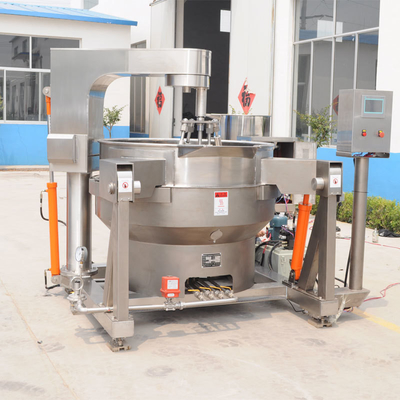 Kochgeräte Industrielle automatische Neigung Planetares Sauce Jacketted Kessel mit Multi-Rührgerät
