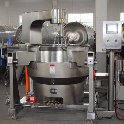 Lebensmittelzucker Sirup Silber Jackett Kessel mit Industrie- und Multi-Rührgerät Design