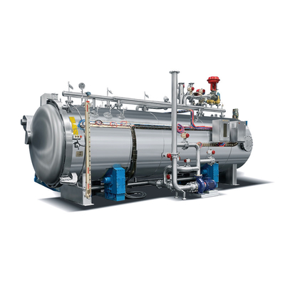 3P Spannung Vollautomatische Retorte Flasche statische Überdruck Rotations-Autoclave für Marmelade
