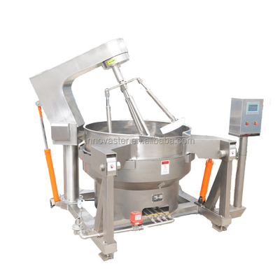 100-600L Kapazität Automatisches Gasheizung Jackett Kochkessel für Sauce Multi-Rührgerät