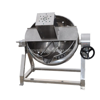Edelstahl Bohnenpaste Sauce Kochkessel für manuellen Agitator Fry Wok Maschine
