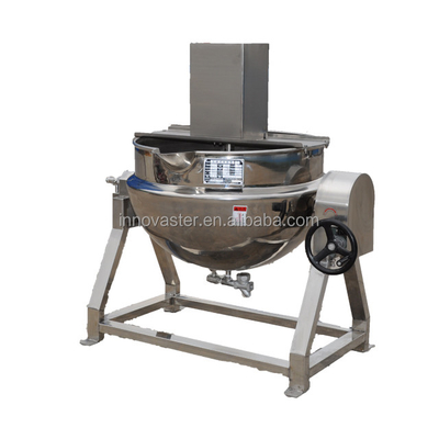Edelstahl Bohnenpaste Sauce Kochkessel für manuellen Agitator Fry Wok Maschine