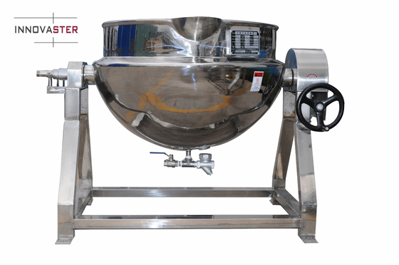 Edelstahl Bohnenpaste Sauce Kochkessel für manuellen Agitator Fry Wok Maschine
