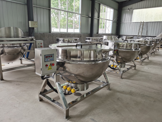 100 kg-1000 kg Dampf/Elektro/Gas/Elektromagnetische Sauce-Prozess Jacke Kochkessel